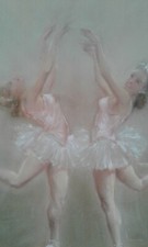 Ancien .Tableau Pastel "Les