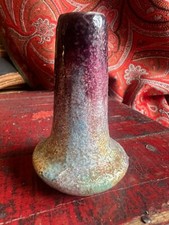 Vase Soliflore Cuivre Émaille Jules Sarlandie Émaux limoges