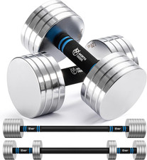 Lot De 2 Haltères 2 En 1 -