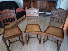 4 chaises style louis XIII