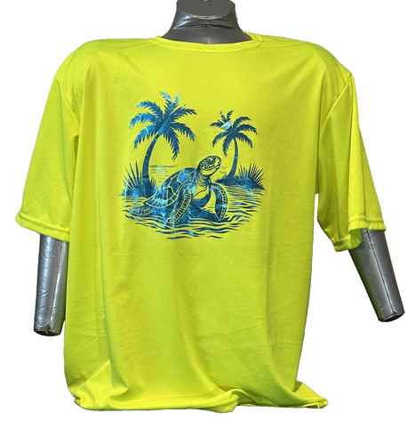 Tshirt sea turtle palm - sea,