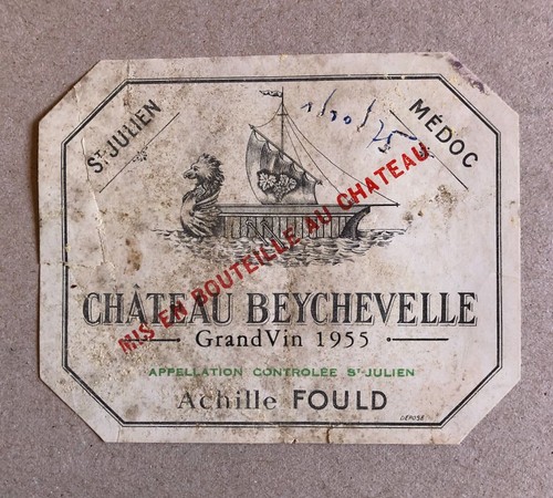 étiquette médoc 4ème - Étiquette,