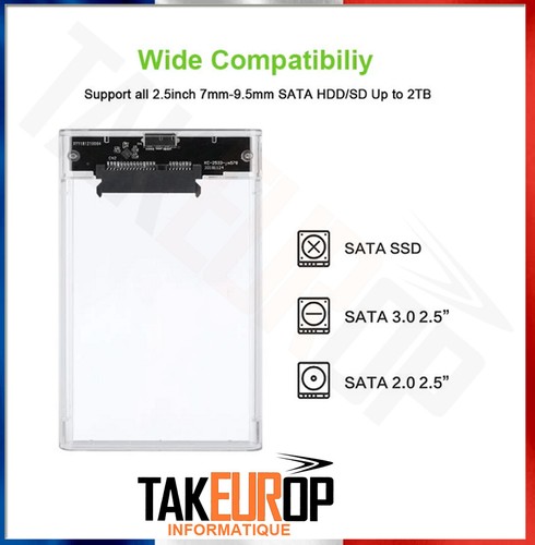 Boitier disque dur externe - boitier,