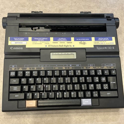 Canon typestar portable - typestar, 10-ii