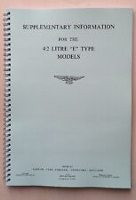 Manuel d'atelier Jaguar Type E