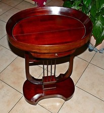 Table Lyre d'appoint style Directoire en Acajou debut XIXeme