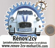 Autocollant. Automobile. RENOV