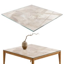 Table en Verre Trempé Plateau