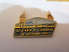 PIN'S  TRAINS  / TGV  CAMBRAI  / GEANTS  DU NORD  / MARTIN MARTINE  /   SUPERBE