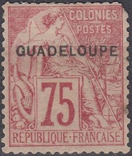 GUADELOUPE Colonie Française 1891 Yvert 25 Neuf (*) (ref#18399)