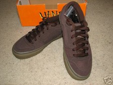 NIB Vans TNT II brown suede skateboard shoes sz5.5*COOL