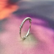 Bague argent alliance