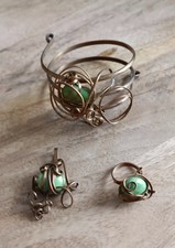 Parure bijoux vintage wire