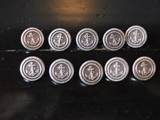 LOT 10 PETITS BOUTONS ARGENTES