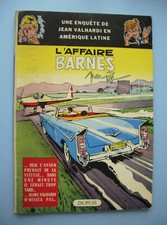 BD - Jigé - Valhardi T8 - L'Affaire Barnes - Edition Originale - DL 01/1960