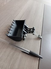 Lego 1 Pièce Noir Technic Speciale Tractopelle+ Pièces Vintage 