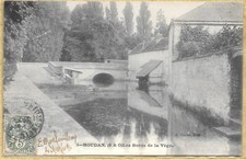 78 – CPA HOUDAN - Les Bords de la Vègre - Éditeur Favre - 1907 - Vesgre