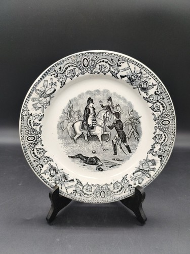 Assiette parlante napoléon - assiette,