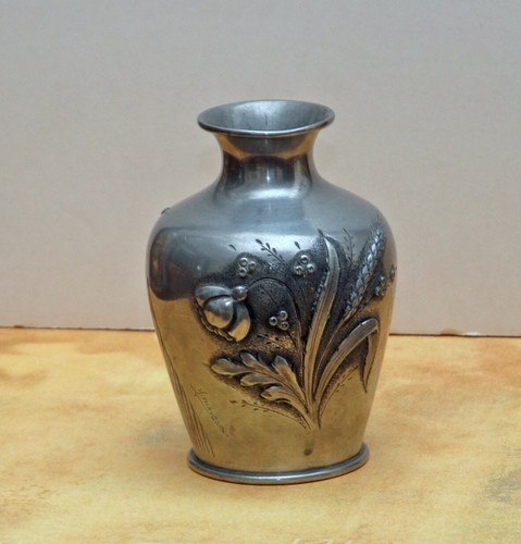 Vase étain epoque art - epoque,
