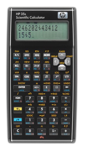 Hewlett packard 35s - hp-35s, rpn