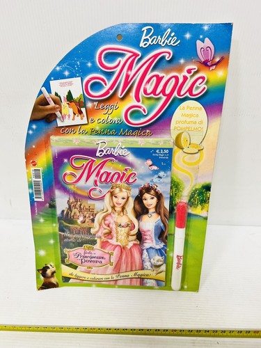 Barbie magique lit colorie - barbie,
