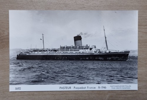 Carte postale paquebot - carte, du
