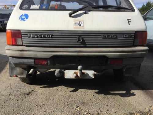 Pare choc arriere peugeot - arriere, 205
