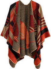 Poncho Châle Femme Écharpe
