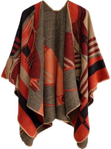 Poncho châle femme écharpe - poncho,