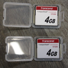 2 x compactflash transcend cf2201 4 go