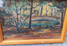 Louis-Mathieu Verdilhan (1875-1928) Tableau Aquarelle Paysage Monogramme