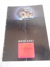 Rover 2000 SC TC SC automatic Sales Brochure french version 1970-71