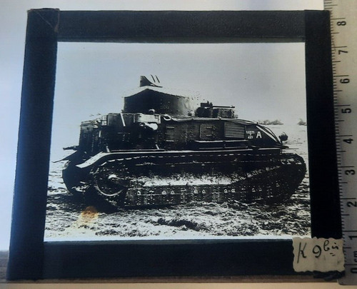 Plaque diapositive photo chars - photo,