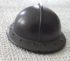 PLAYMOBIL CASQUE GRIS FONCE