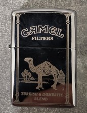 Briquet Camel Type Zippo Briquet A Essence Neuf Métal Argenté 