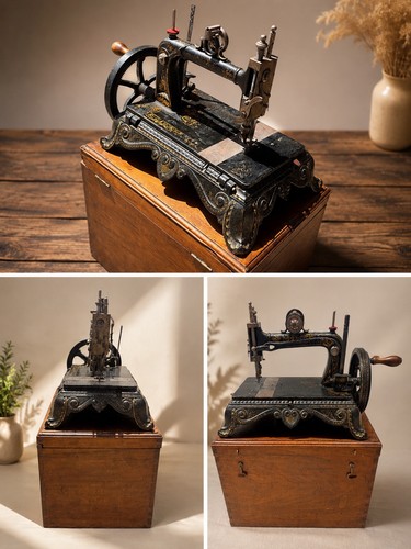 Rare machine coudre manuelle - a,