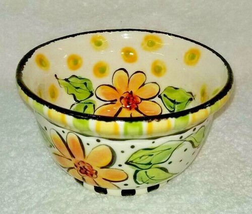Hand painted ceramic soup - ceramic,