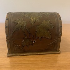 Coffre En Bois Decor Vigne Fermant À Clé Ref GP 