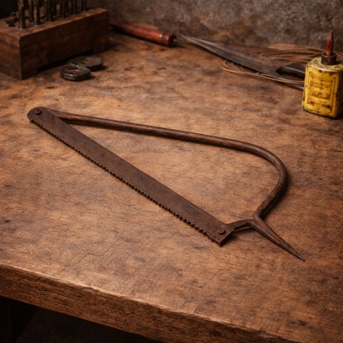 Petite scie ancienne - , de