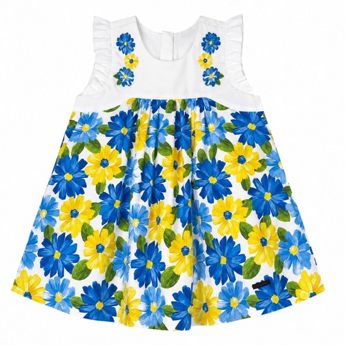 Robe fille mayoral - robe, blanche