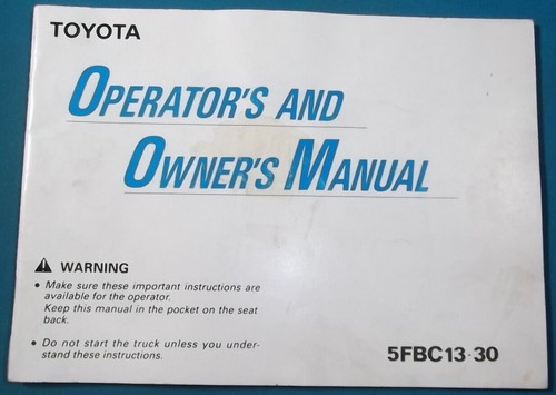Manuel opération et - d'opération,