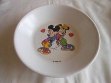 Assiette  DISNEY Plastorex Mickey et Minnie mélamine garantie made in France