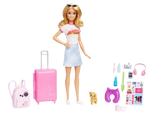 Barbie voyage coffret avec - voyage,