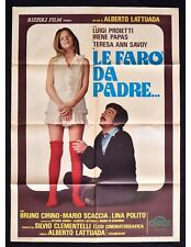 Affiche Le Faro' De Père Gigi Proietti Alberto Lattuada Irene Papas A343