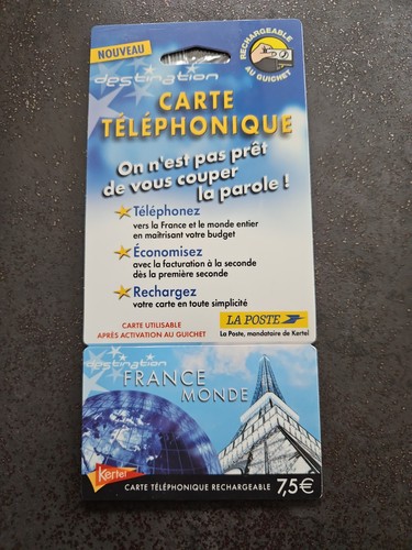 Carte prépayée kertel - prépayée,