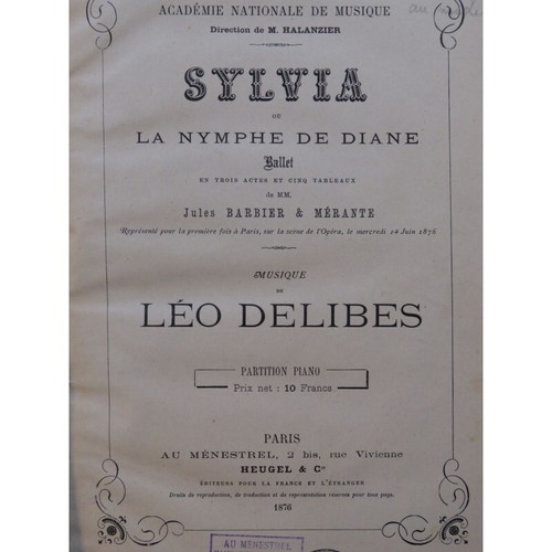 Delibes léo sylvia - delibes,