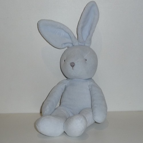 Doudou lapin jacadi - -, bleu