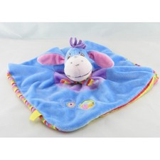 Doudou plat bourriquet bleu - plat,