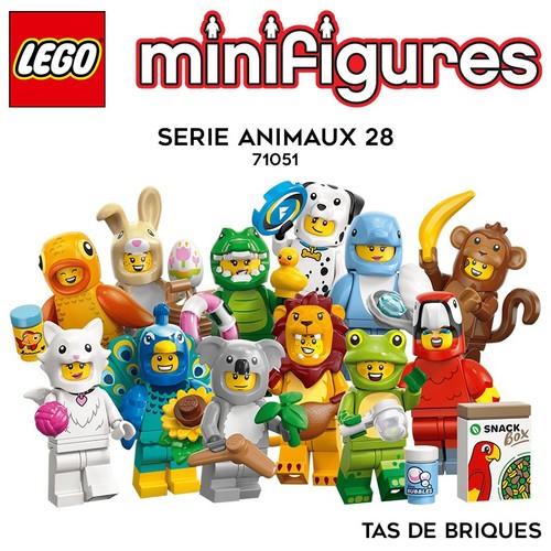 Lego minifigures 71051 animaux - lego,