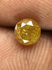 Naturel Diamant 0.53tcw Orange